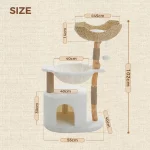 Maße für den Kratzbaum Kavaly